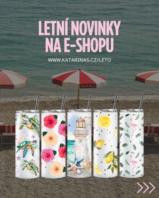 🌴☀️ LETNÍ NOVINKY NA E-SHOPU! ☀️🌴 Léto je (už nějakou dobu) tady a s ním i moje nová kolekce barevných ☀️ termo kelímků s...