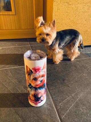 Termo kelímek na přání s pejskem a se jménem 🐶🩷 Tahle krasotinka pro milovnici pejsků se už nemohla dočkat 😁 Moc děkuju za...